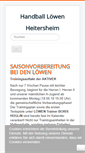 Mobile Screenshot of handball-heitersheim.de